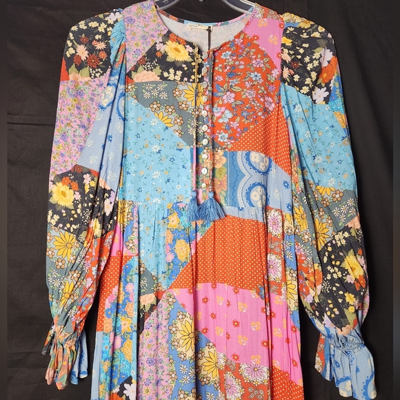 Spell & The Gypsy Cha Cha Boho Midi Dress - Picture 3 of 11